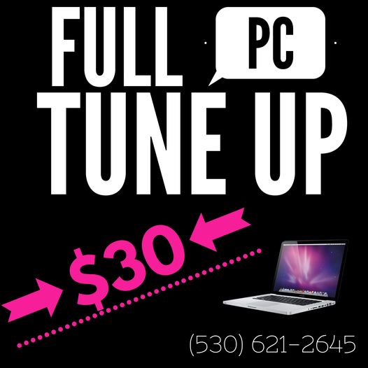 Full PC tune up discount deal including computer repairs, computer optimizations, computer upgrades.